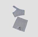conjunto fitness ombro único