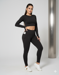 Legging Feminina Cintura Alta com Bolsos