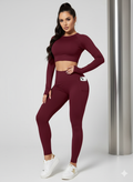 Legging Feminina Cintura Alta com Bolsos